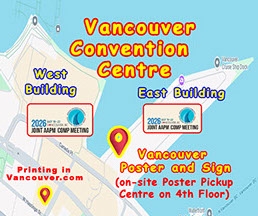 AAPM | COMP Poster - Pickup on-site Vancouver Convention Centre